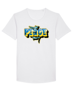 Peace Tricou mânecă scurtă guler larg Bărbat Skater