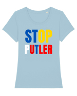 Stop Putler (Putin) Tricou mânecă scurtă guler larg fitted Damă Expresser