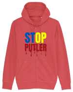 Stop Putler (Putin) Hanorac cu fermoar Unisex Connector