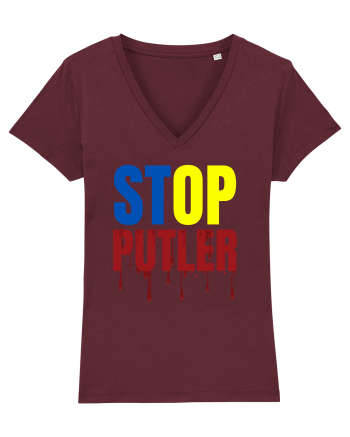 Stop Putler (Putin) Burgundy