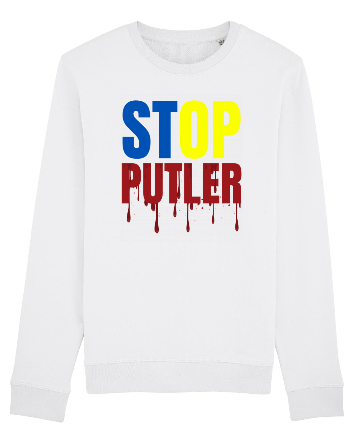 Bluză mânecă lungă Unisex Rise White