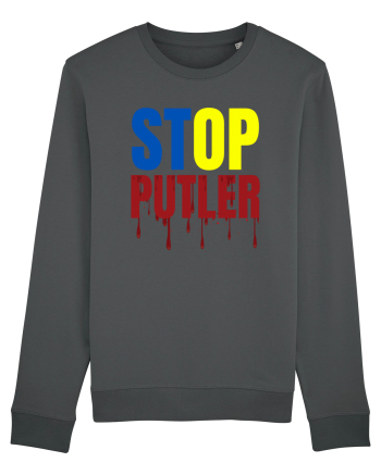 Stop Putler (Putin) Anthracite