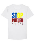 Stop Putler (Putin) Tricou mânecă scurtă guler larg Bărbat Skater
