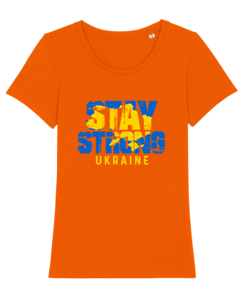 Stay Strong Ukraine Bright Orange