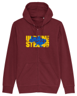 Ukraine Strong Hanorac cu fermoar Unisex Connector
