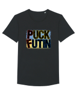 Puck Futin | Support Ukraine Tricou mânecă scurtă guler larg Bărbat Skater