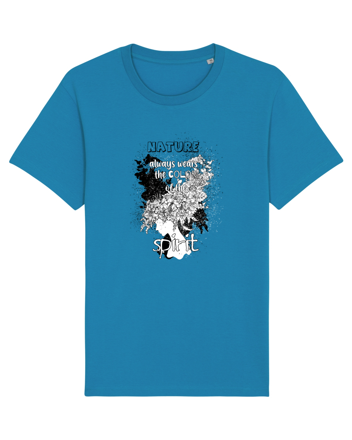 Tricou mânecă scurtă Unisex Rocker Azur
