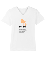 Câte calorii are un ou? Tricou mânecă scurtă guler V Bărbat Presenter