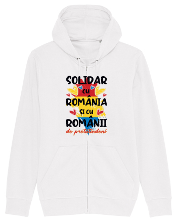 Solidar cu România White