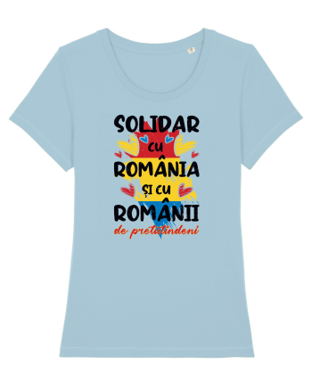 Solidar cu România Sky Blue