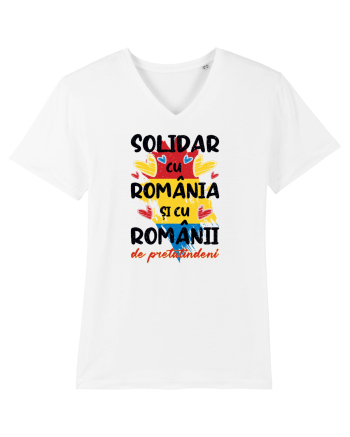Solidar cu România White