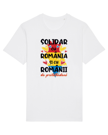Solidar cu România White