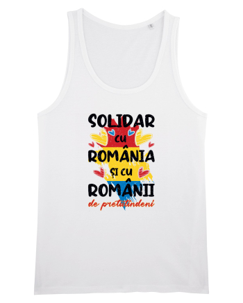 Solidar cu România White