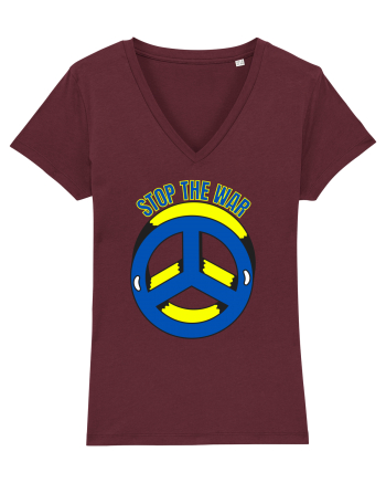 Stop The War Burgundy