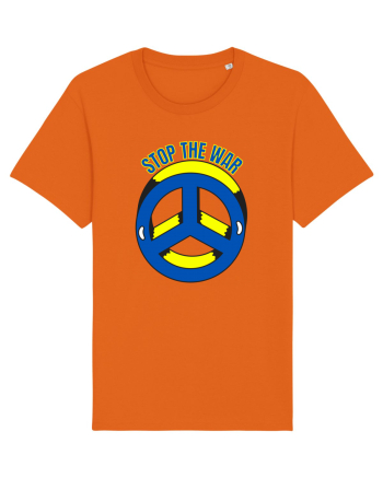 Stop The War Bright Orange