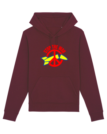Stop The War Burgundy
