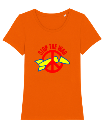 Stop The War Bright Orange
