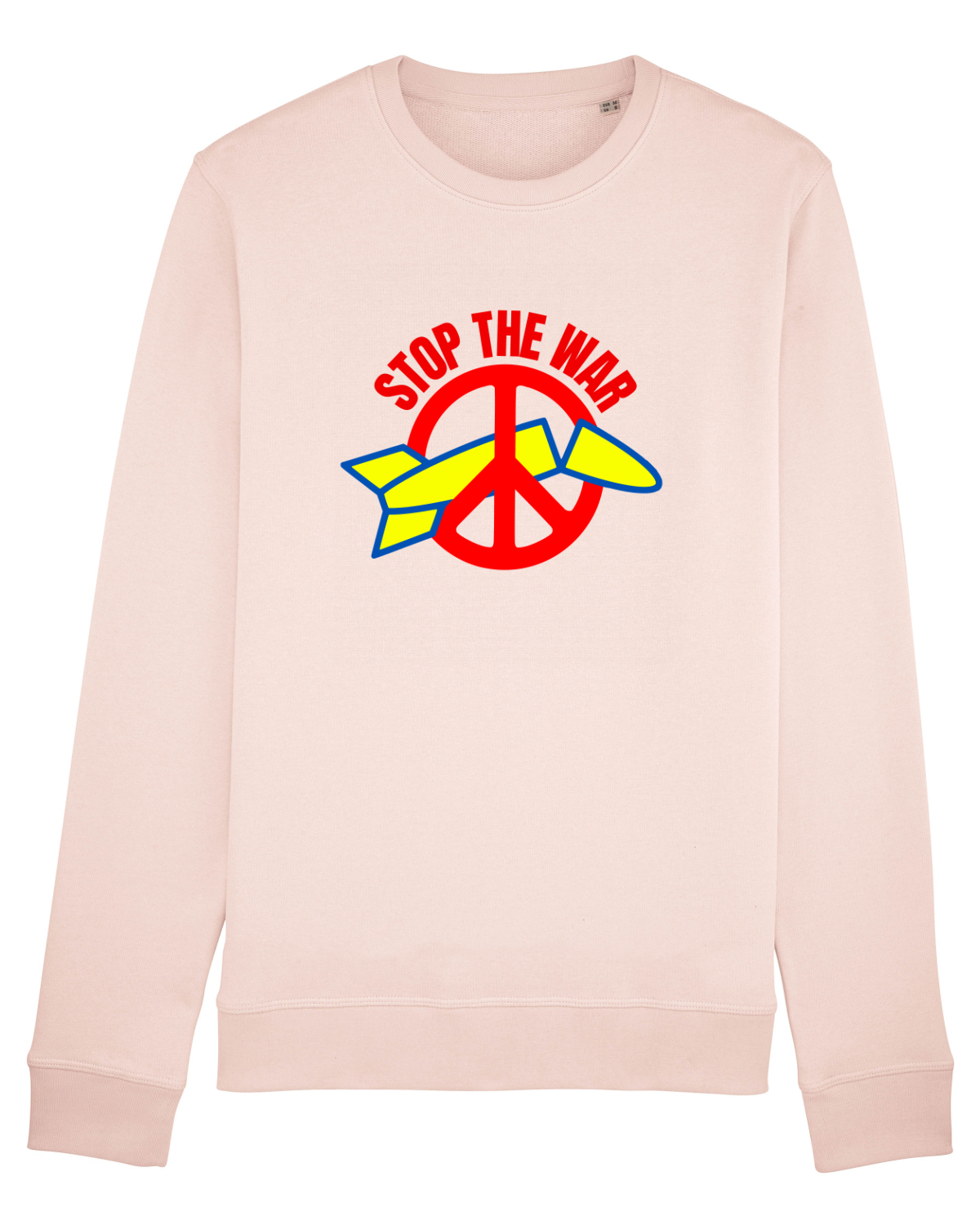Bluză mânecă lungă Unisex Rise Candy Pink