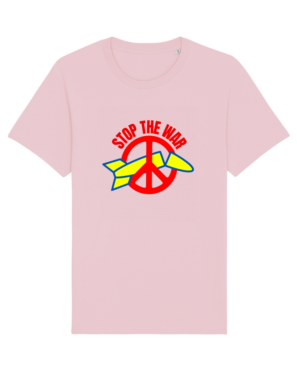 Tricou mânecă scurtă Unisex Rocker Cotton Pink