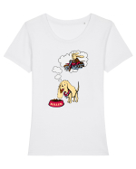 Killer Puppy Tricou mânecă scurtă guler larg fitted Damă Expresser