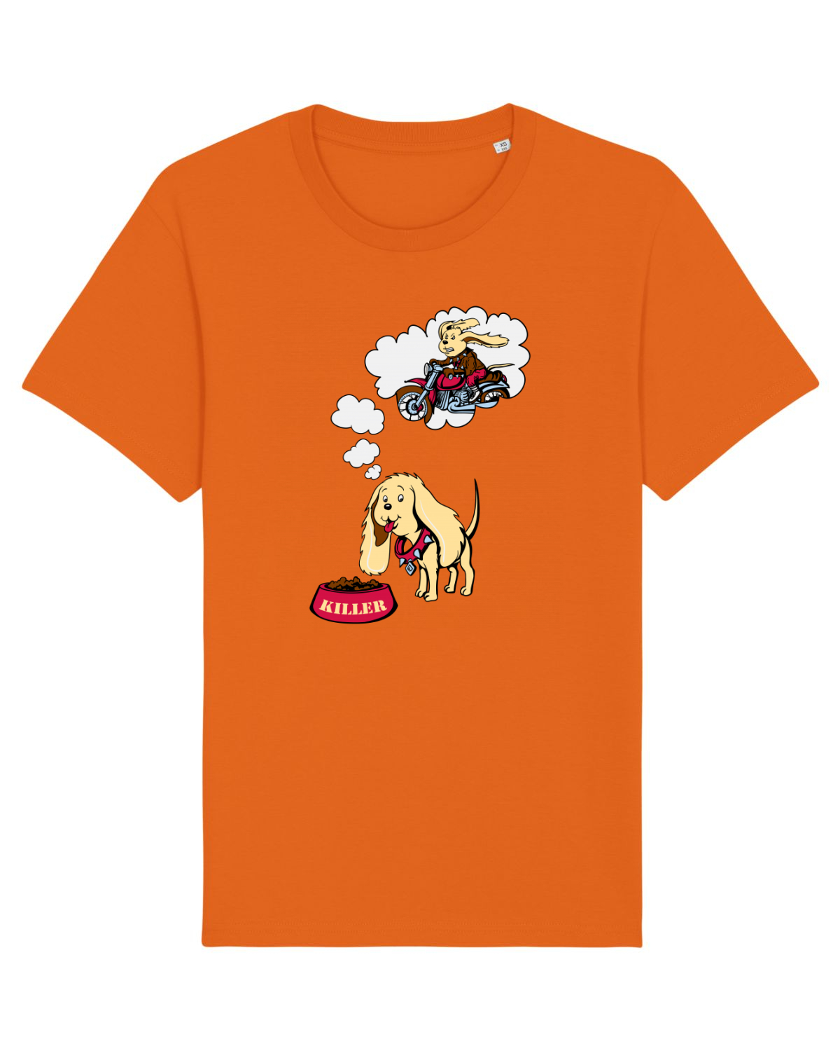 Tricou mânecă scurtă Unisex Rocker Bright Orange