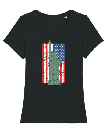 Liberty Statue NY Black