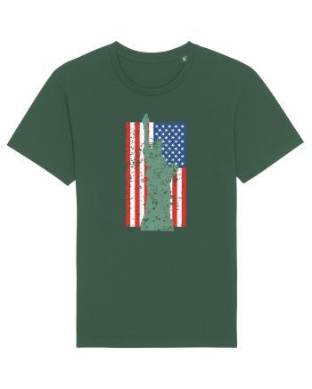 Liberty Statue NY Bottle Green