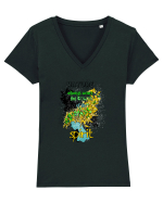 Spirit Tricou mânecă scurtă guler V Damă Evoker