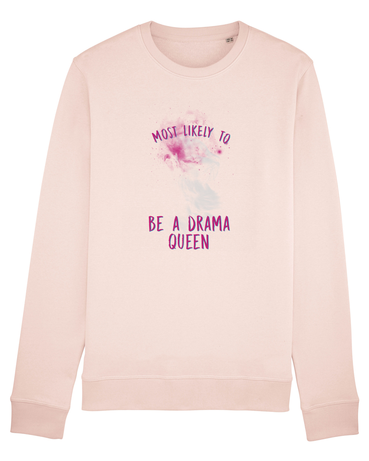 Bluză mânecă lungă Unisex Rise Candy Pink