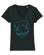 Neon Mask Tricou mânecă scurtă guler V Damă Evoker