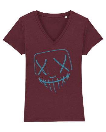 Neon Mask Burgundy