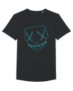 Neon Mask Tricou mânecă scurtă guler larg Bărbat Skater