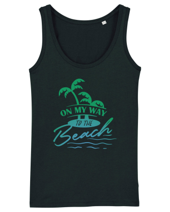 On My Way To The Beach Black