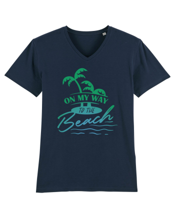 On My Way To The Beach French Navy