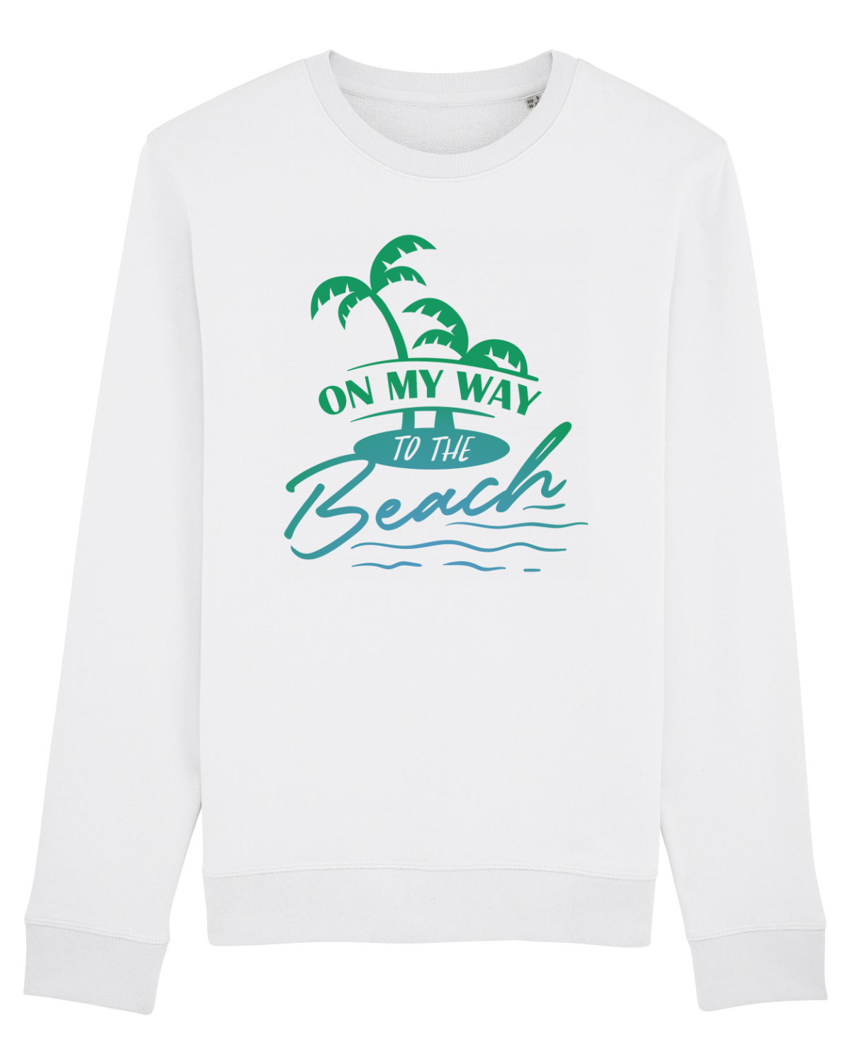 Bluză mânecă lungă Unisex Rise White