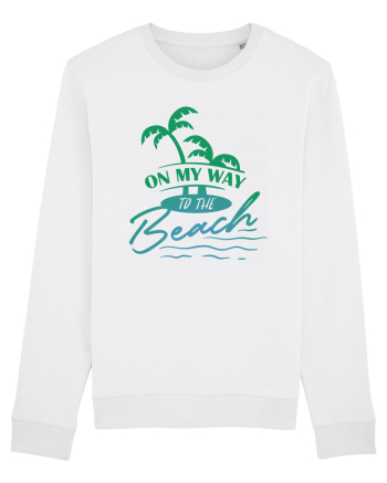 On My Way To The Beach White