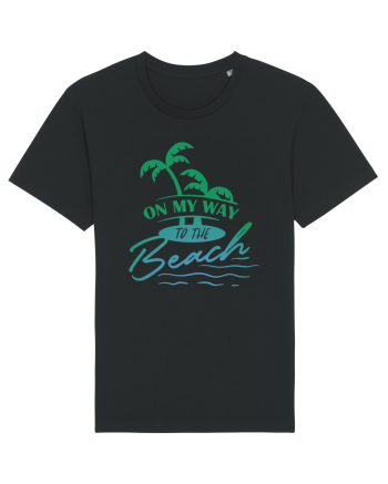 On My Way To The Beach Black