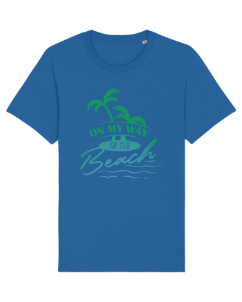 On My Way To The Beach Royal Blue