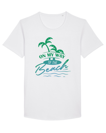 On My Way To The Beach White