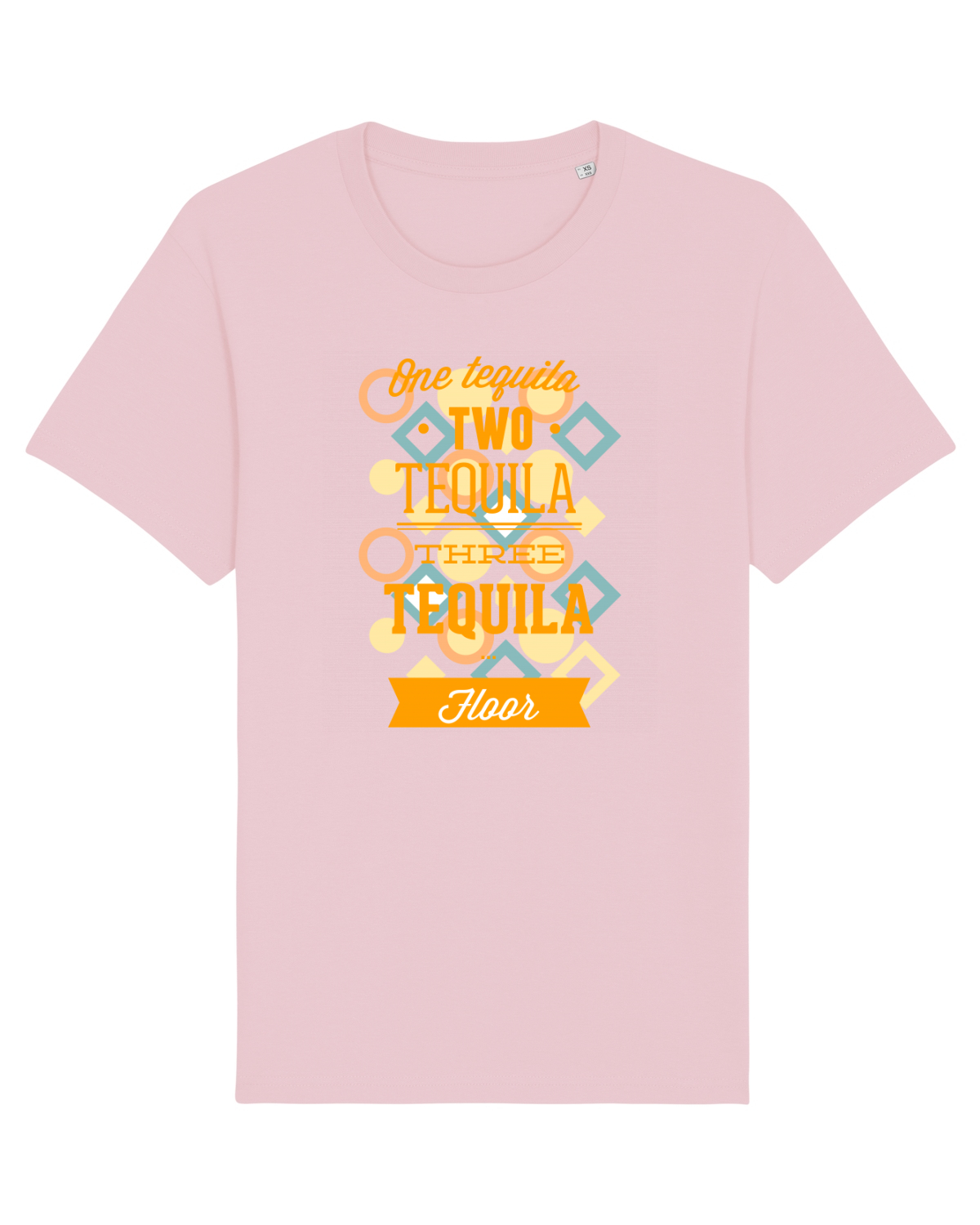 Tricou mânecă scurtă Unisex Rocker Cotton Pink