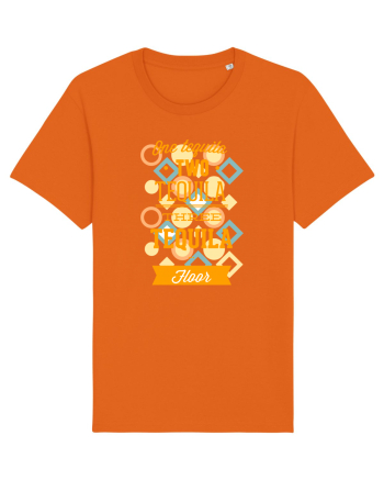 One Tequila Two Tequila Three Tequila Floor Bright Orange