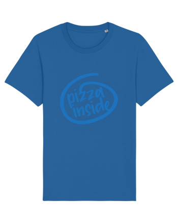 Pizza Inside Royal Blue