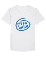 Pizza Inside Tricou mânecă scurtă guler larg Bărbat Skater