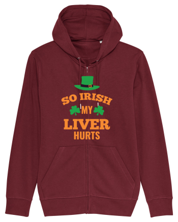 So Irish My Liver Hurts Burgundy