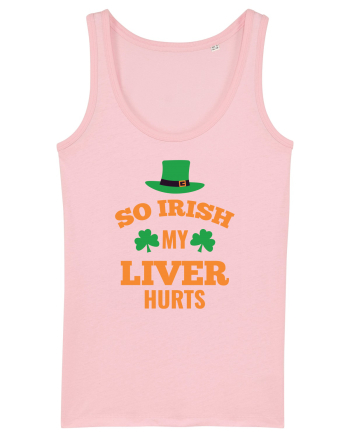 So Irish My Liver Hurts Cotton Pink