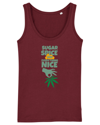 Sugar Spice And Everything Nice Burgundy