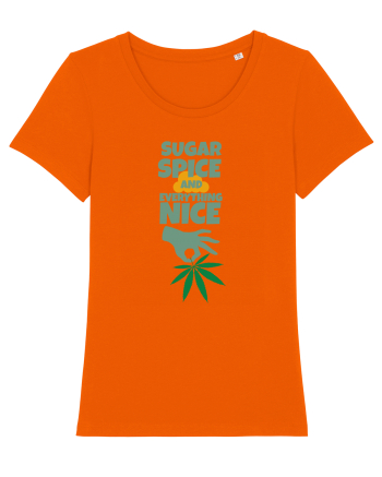 Sugar Spice And Everything Nice Bright Orange