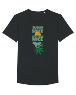 Sugar Spice And Everything Nice Tricou mânecă scurtă guler larg Bărbat Skater