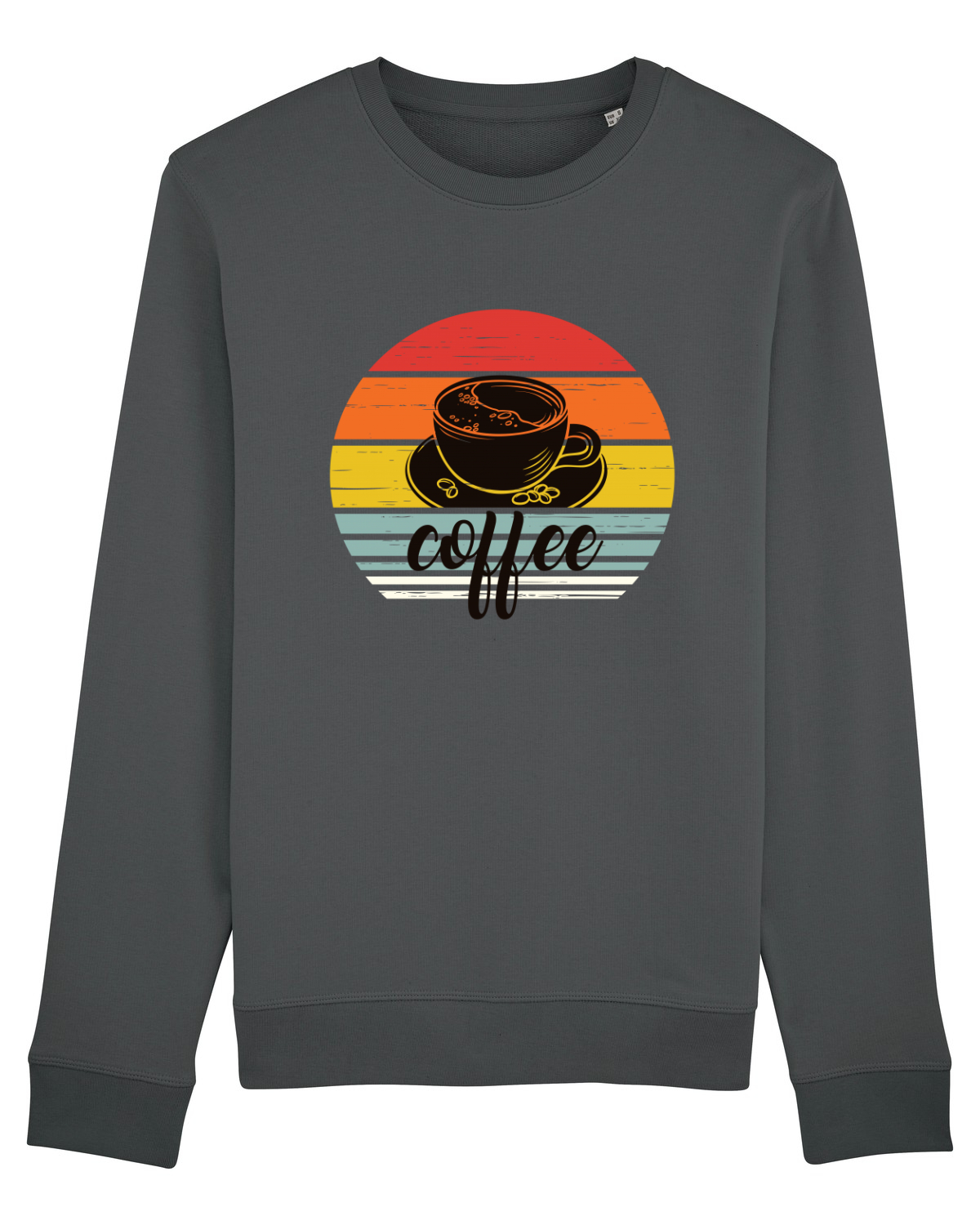 Bluză mânecă lungă Unisex Rise Anthracite