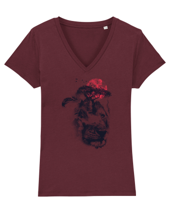 The Lion Sunset Burgundy